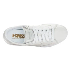 K-Swiss Lozan Klub LTH Scarpa Per Il Tempo Libero Donna - Bianco, Grigio Chiaro -Tennis Attrezzature Negozio 02261000 0 4