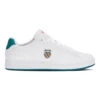 K-Swiss Court Shield Scarpa Per Il Tempo Libero Uomini - Bianco, Color Petrolio -Tennis Attrezzature Negozio 02264000 0 1