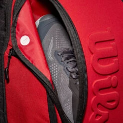 Wilson Clash Super Tour Zaino - Rosso -Tennis Attrezzature Negozio 0227800000 16