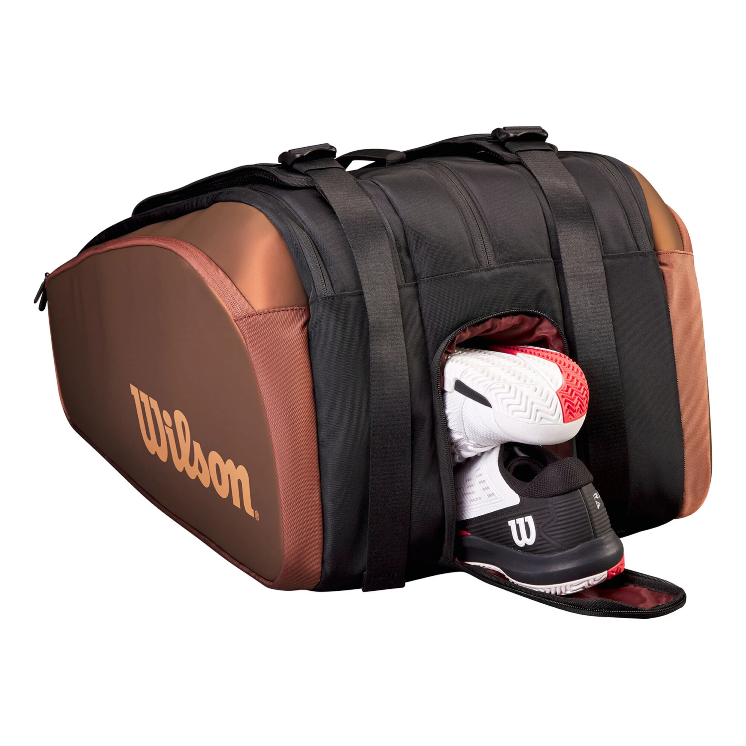 Wilson Super Tour Pro Staff V14 Borsa Per Racchetta Da 15 - Bronzo 5 Wilson Super Tour Pro Staff V14 Borsa Per Racchetta Da 15 - Bronzo - immagine 3