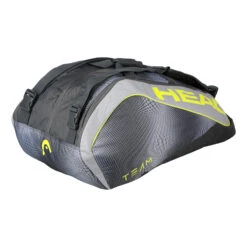 Head Tour Team 12R Monstercombi Borsa Per Racchetta Edizione Speciale - Grigio, Giallo -Tennis Attrezzature Negozio 0236600000 0 5