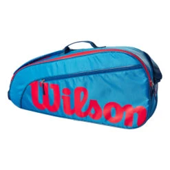 Wilson Junior Borsa Per Racchetta Da 3 - Blu, Arancione -Tennis Attrezzature Negozio 0236700000 0 1