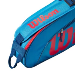 Wilson Junior Borsa Per Racchetta Da 3 - Blu, Arancione -Tennis Attrezzature Negozio 0236700000 13