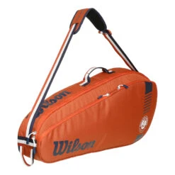 Wilson Roland Garros Team Borsa Per Racchetta Da 3 - Arancione -Tennis Attrezzature Negozio 0237400000 0 1