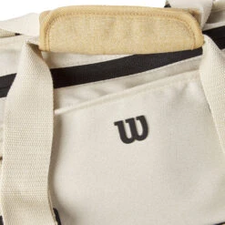 Wilson Women's Tote Borsa Sportiva - Bianco, Cachi 17 Wilson Women's Tote Borsa Sportiva - Bianco, Cachi -Tennis Attrezzature Negozio 0238500000 15