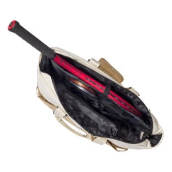 Wilson Women's Tote Borsa Sportiva - Bianco, Cachi 19 Wilson Women's Tote Borsa Sportiva - Bianco, Cachi -Tennis Attrezzature Negozio 0238500000 17