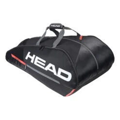 Head Tour Team 12R Borsa Per Racchetta - Nero, Arancione