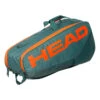 Head Pro Racquet Bag M Borsa Per Racchetta - Verde, Arancione -Tennis Attrezzature Negozio 0246900000 000