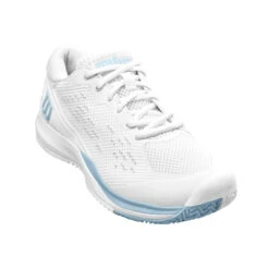 Wilson Rush Pro ACE Scarpa Per Tutte Le Superfici Donna - Bianco, Blu Chiaro -Tennis Attrezzature Negozio 02540000 000