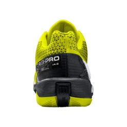 Wilson Rush Pro 4.0 Scarpa Per Terra Rossa Uomini - Giallo Neon, Nero -Tennis Attrezzature Negozio 02567000 0 2