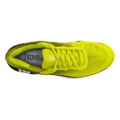 Wilson Rush Pro 4.0 Scarpa Per Terra Rossa Uomini - Giallo Neon, Nero -Tennis Attrezzature Negozio 02567000 0 4