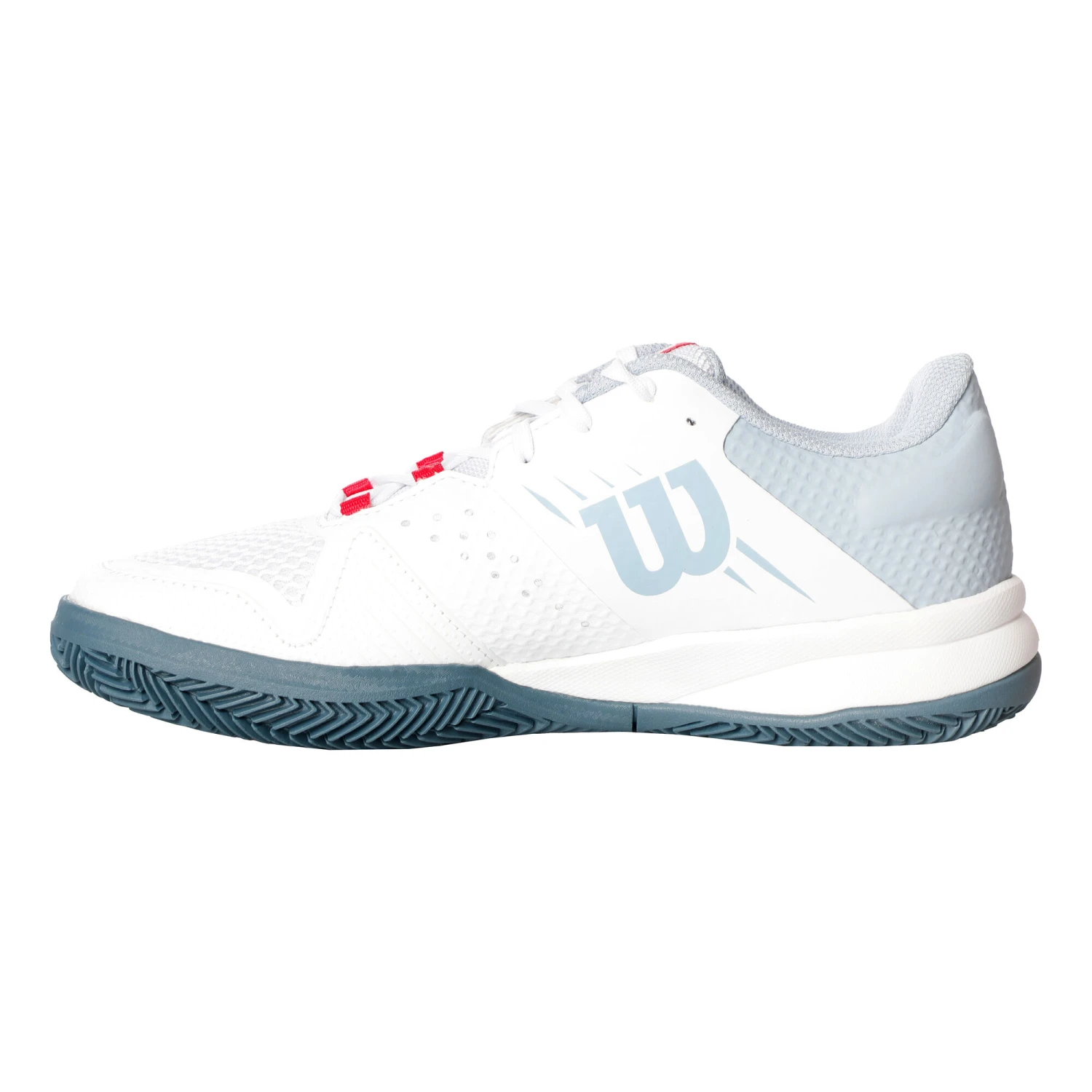 Wilson Kaos Devo Scarpa Per Terra Rossa Donna - Bianco, Blu 4 Wilson Kaos Devo Scarpa Per Terra Rossa Donna - Bianco, Blu - immagine 2