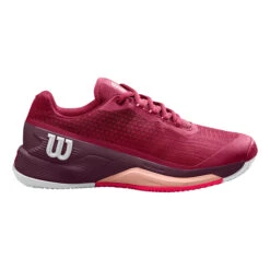 Wilson Rush Pro 4.0 Scarpa Per Terra Rossa Donna - Rosso Scuro, Berry