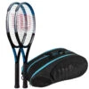 Wilson 2x Ultra 108 V3.0 In Aggiunta Borsa Per Racchetta -Tennis Attrezzature Negozio 03547000 000