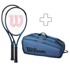 Wilson 2 Ultra 100 V4.0 In Aggiunta Borsa Per Racchetta
