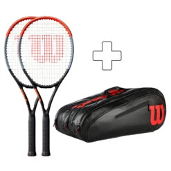 Wilson 2 Clash 100L In Aggiunta Borsa Per Racchetta