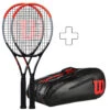 Wilson 2 Clash 100 Pro (Tour) In Aggiunta Borsa Per Racchetta -Tennis Attrezzature Negozio 03872000 000