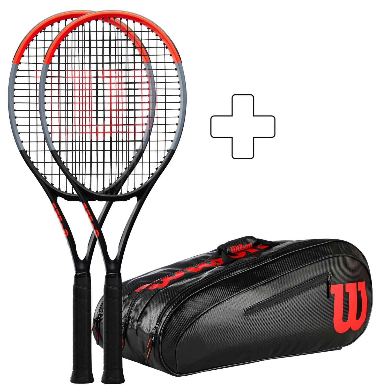 Wilson 2 Clash 100 Pro (Tour) In Aggiunta Borsa Per Racchetta 3 Wilson 2 Clash 100 Pro (Tour) In Aggiunta Borsa Per Racchetta