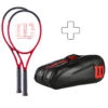 Wilson 2 Clash 100 V2.0 In Aggiunta Borsa Per Racchetta -Tennis Attrezzature Negozio 03990000 000