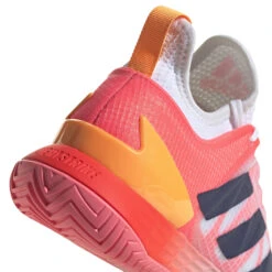 ADIDAS Adizero Ubersonic 4 Scarpa Per Tutte Le Superfici Donna - Bianco, Corallo -Tennis Attrezzature Negozio 05415000 11