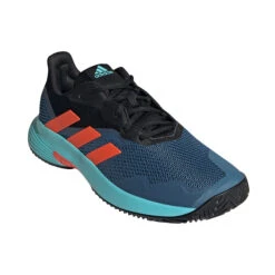 ADIDAS CourtJam Control Scarpa Per Tutte Le Superfici Uomini - Blu, Nero -Tennis Attrezzature Negozio 05465000 000