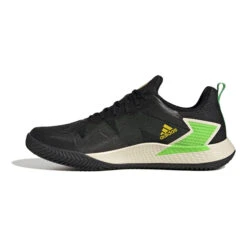 ADIDAS Defiant Speed Scarpa Per Terra Rossa Uomini - Nero, Verde Neon -Tennis Attrezzature Negozio 05538000 0 9