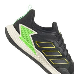 ADIDAS Defiant Speed Scarpa Per Terra Rossa Uomini - Nero, Verde Neon -Tennis Attrezzature Negozio 05538000 10