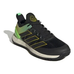 ADIDAS Adizero Ubersonic 4 Scarpa Per Terra Rossa Uomini - Nero, Verde -Tennis Attrezzature Negozio 05545000 000