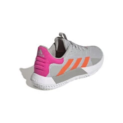 ADIDAS SoleMatch Control Scarpa Per Tutte Le Superfici Donna - Grigio Chiaro, Arancione -Tennis Attrezzature Negozio 05553000 0 2