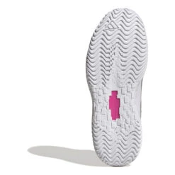 ADIDAS SoleMatch Control Scarpa Per Tutte Le Superfici Donna - Grigio Chiaro, Arancione -Tennis Attrezzature Negozio 05553000 0 5