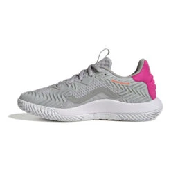 ADIDAS SoleMatch Control Scarpa Per Tutte Le Superfici Donna - Grigio Chiaro, Arancione -Tennis Attrezzature Negozio 05553000 0 9