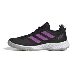 ADIDAS Courtflash Scarpa Per Tutte Le Superfici Donna - Nero, Lilla -Tennis Attrezzature Negozio 05557000 0 9
