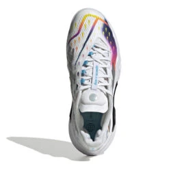ADIDAS Barricade Donna - Bianco, Argento -Tennis Attrezzature Negozio 05575000 0 4