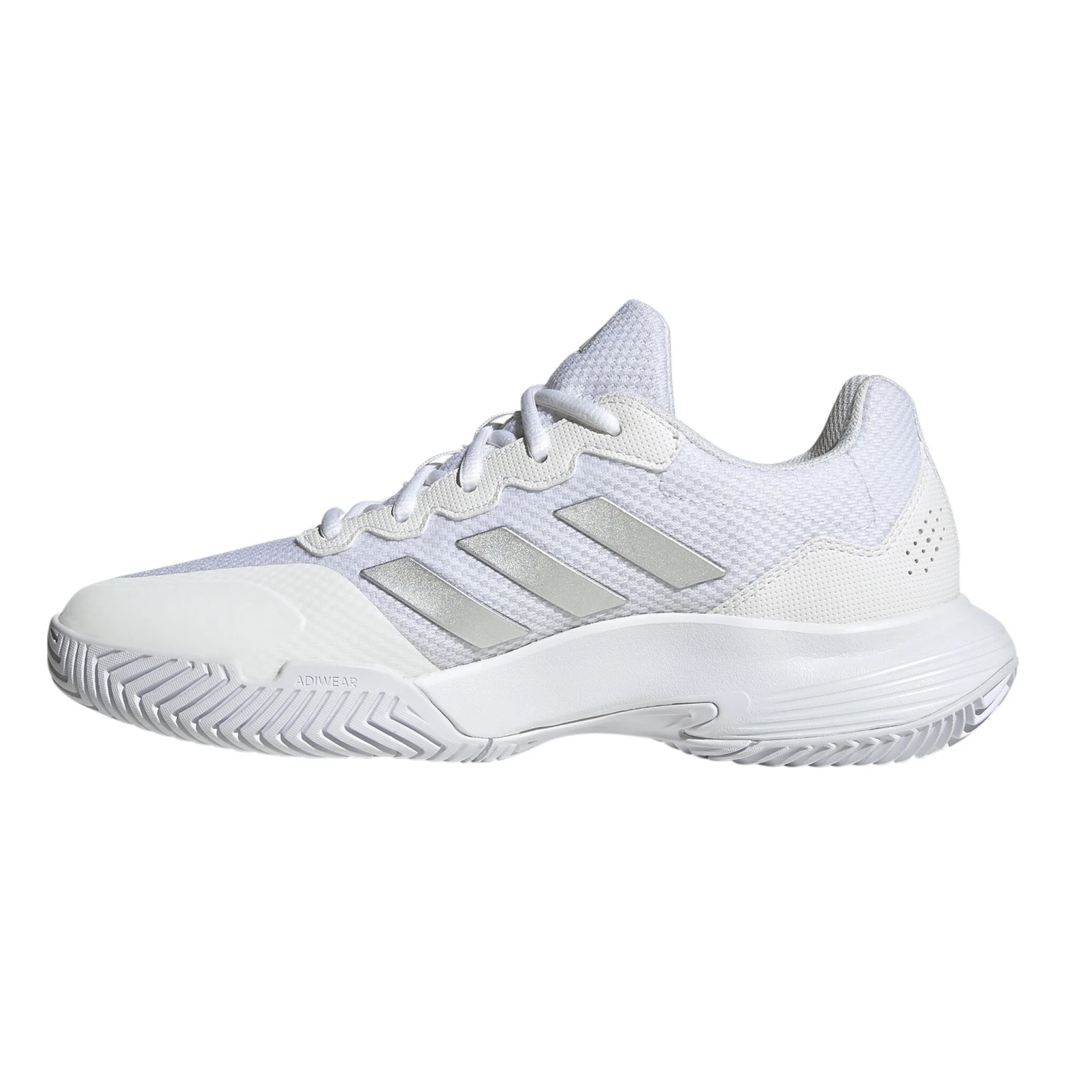 ADIDAS Gamecourt 2 Scarpa Per Tutte Le Superfici Donna - Bianco, Argento 4 ADIDAS Gamecourt 2 Scarpa Per Tutte Le Superfici Donna - Bianco, Argento - immagine 2