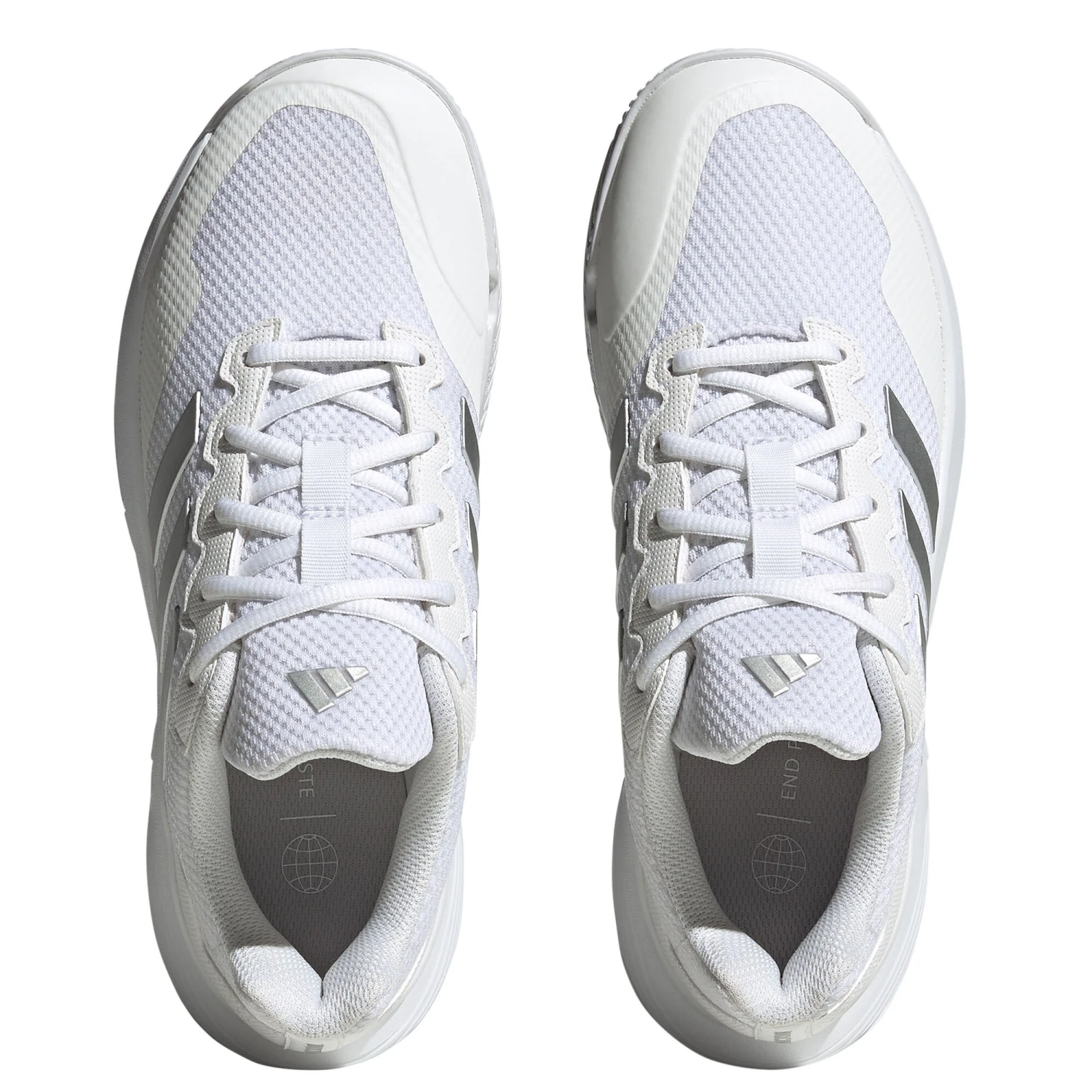 ADIDAS Gamecourt 2 Scarpa Per Tutte Le Superfici Donna - Bianco, Argento 5 ADIDAS Gamecourt 2 Scarpa Per Tutte Le Superfici Donna - Bianco, Argento - immagine 3
