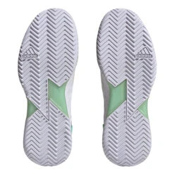 ADIDAS Adizero Ubersonic LanzaT 4 Scarpa Per Tutte Le Superfici Donna - Bianco, Blu -Tennis Attrezzature Negozio 05597000 0 5