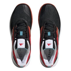 ADIDAS CourtJam Control Scarpa Per Terra Rossa Uomini - Nero, Rosso -Tennis Attrezzature Negozio 05747000 0 4