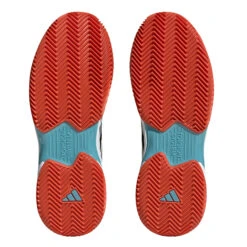 ADIDAS CourtJam Control Scarpa Per Terra Rossa Uomini - Nero, Rosso -Tennis Attrezzature Negozio 05747000 0 5