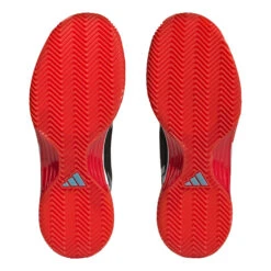 ADIDAS Avacourt Scarpa Per Terra Rossa Donna - Nero, Arancione -Tennis Attrezzature Negozio 05756000 0 5