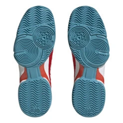 ADIDAS Barricade Bambini - Rosso, Bianco -Tennis Attrezzature Negozio 05762000 0 5