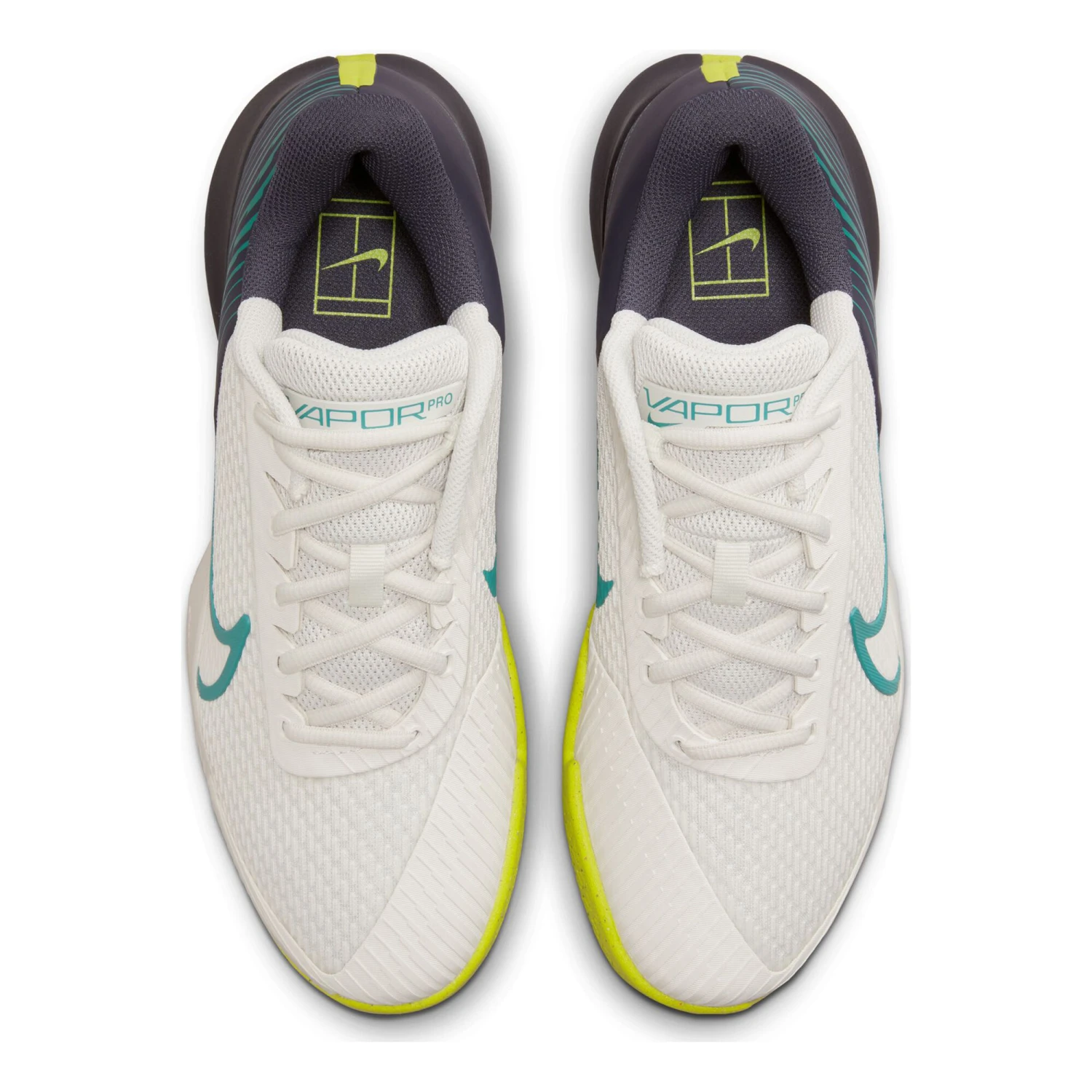 Nike Zoom Vapor Pro 2 Scarpa Per Tutte Le Superfici Uomini - Bianco, Nero 5 Nike Zoom Vapor Pro 2 Scarpa Per Tutte Le Superfici Uomini - Bianco, Nero - immagine 3