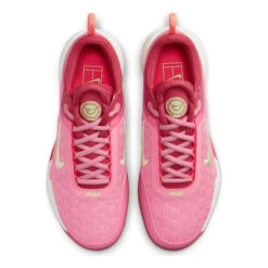 Nike Zoom Court NXT Scarpa Per Terra Rossa Donna - Rosa, Verde Chiaro -Tennis Attrezzature Negozio 17388000 0 4